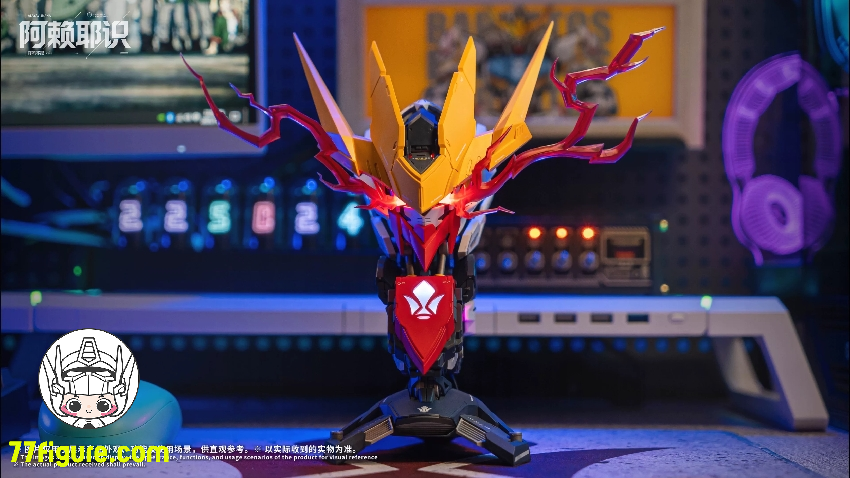 【予約商品】阿頼耶識 狼王バスト w/ LED プラモデル