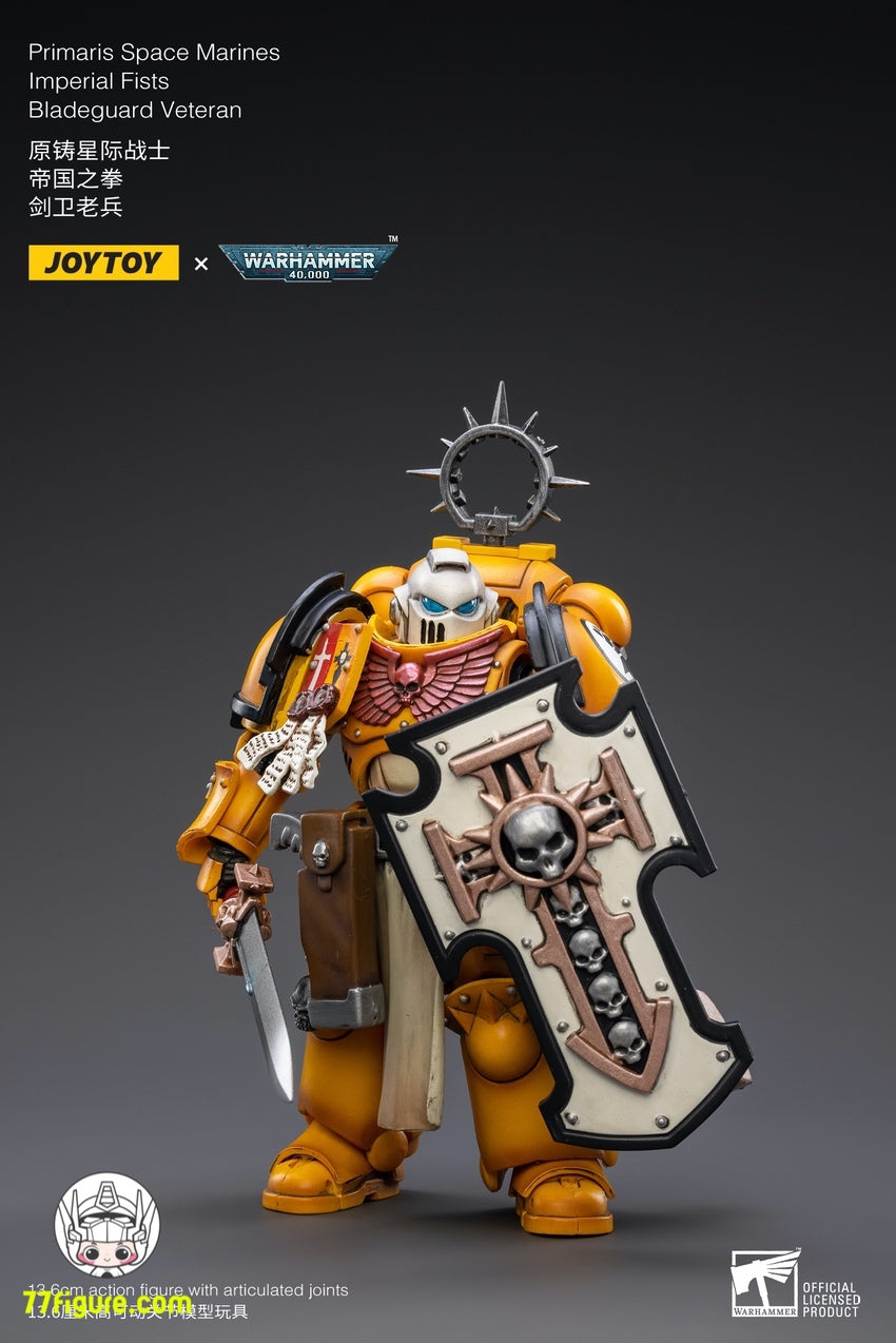 ジョイトイ JoyToy Source 1/18 『ウォーハンマー40K』インペリアルフィスト ブレードガードベテラン 塗装済み可動フィギュア -  77figure.com