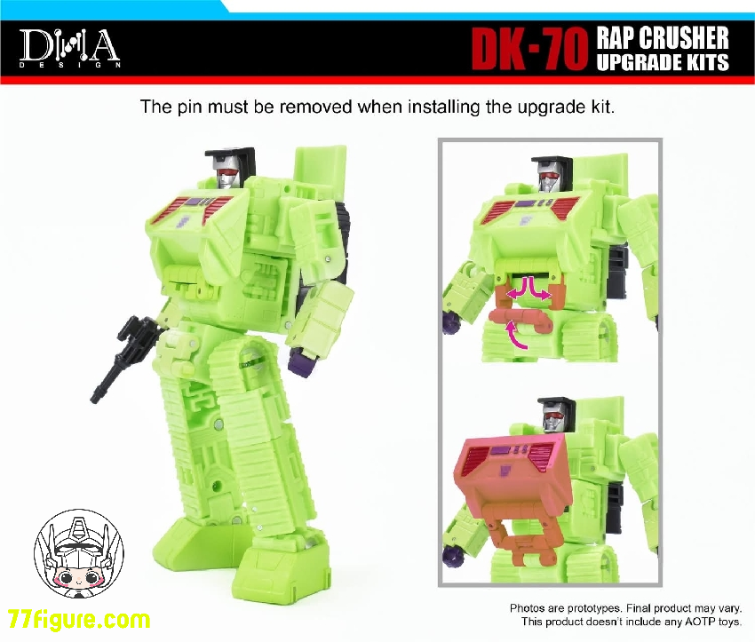 【予約商品】DNA Design DK-70 スタジオシリーズ ボーンクラッシャー＆スクラッパー用 アップグレードキット