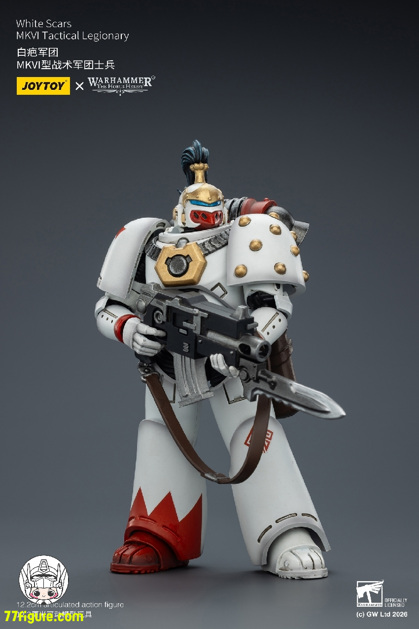【予約受付終了】ジョイトイ JoyToy Source 1/18 『ウォーハンマー ホルスの異端』ホワイト スカーズ MKVI タクティカル レジオナリー 塗装済み可動フィギュア