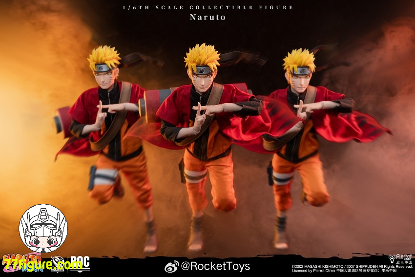 【予約商品】Rocket Toys 1/6 公式公認 『NARUTO -ナルト-』うずまき ナルト 仙人モード &  オプションパーツセット 塗装済み可動フィギュア