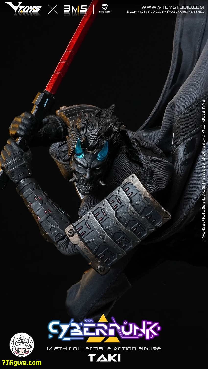 VToys 1/12 VSD010 BMS CF サイバーパンク 武士 滝 塗装済み可動 VToys 1/12 VSD010 BMS CF サイバーパンク 武士 滝 塗装済み可動