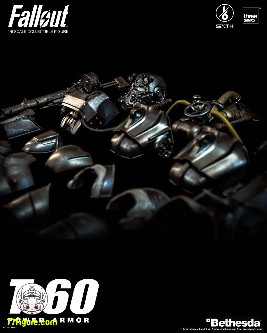 【予約受付終了】Threezero 1/6 T-60  フォールアウト パワー アーマー 塗装済み可動フィギュア