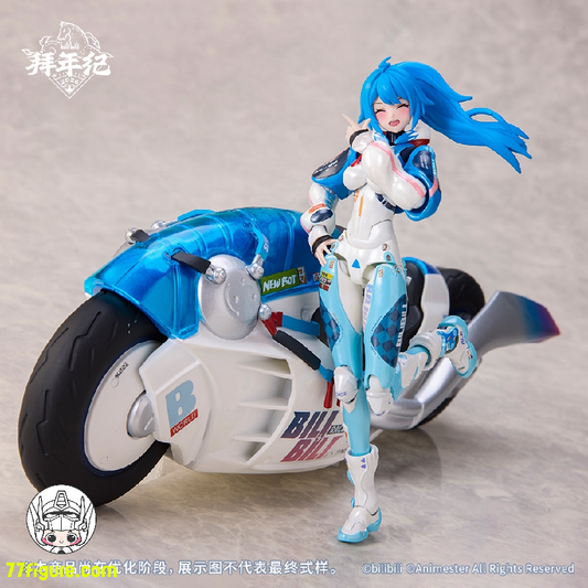 【予約商品】Animester X Bilibili 1/12 22 スピードスリップストリーム 拜年紀 モーターバイクセット 塗装済み可動フィギュア