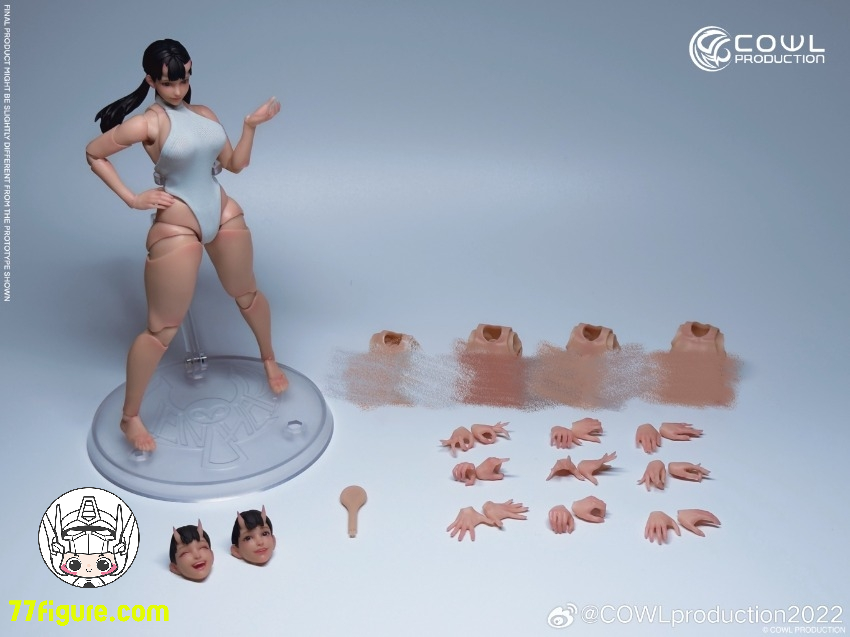 【予約受付終了】Cowl Production 1/12 CP001 幽霊女性素体 完成塗装版