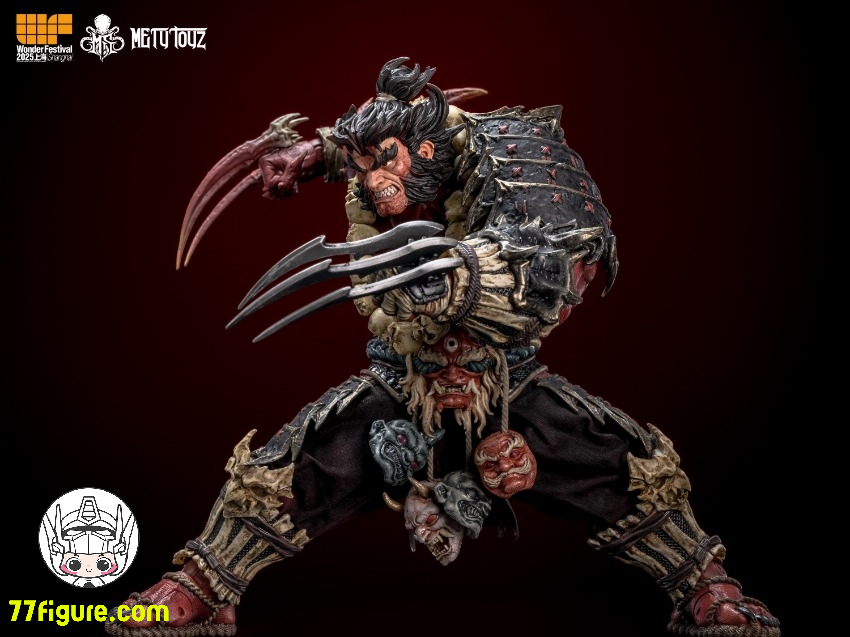 【予約商品】Mety Toyz 1/10  鬼滅修羅  滝川 紅鬼武士 WF2025 限定版 塗装済み可動フィギュア