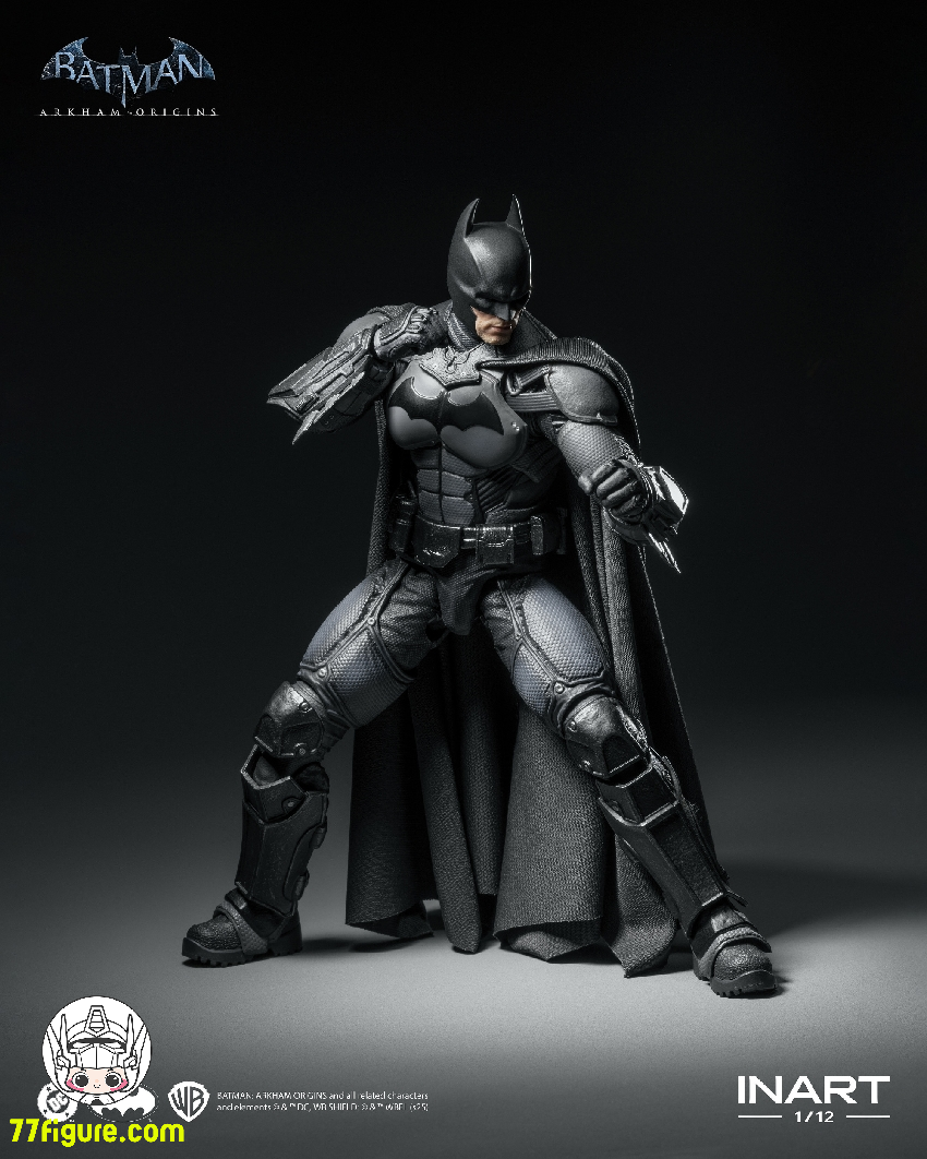 【予約商品】INART 1/12 バットマン：アーカム・オリジンズ バットマン 塗装済み可動フィギュア