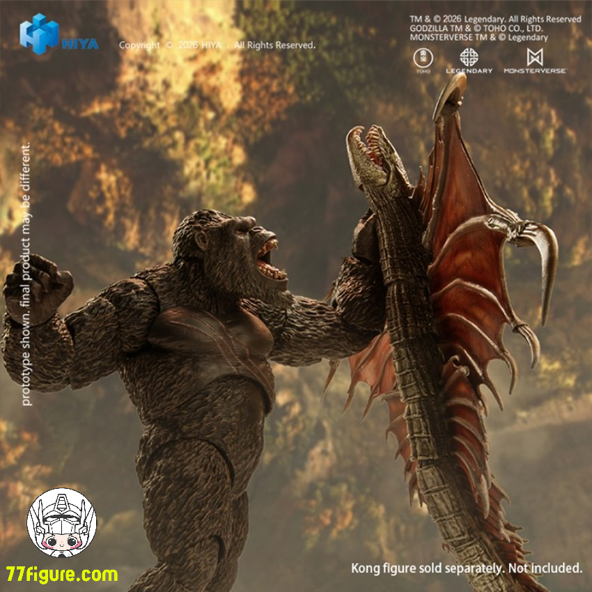 【予約商品】Hiya Toys EBG0191 Exquisite Mini ゴジラ vs コング ウォーバット塗装済み可動フィギュア