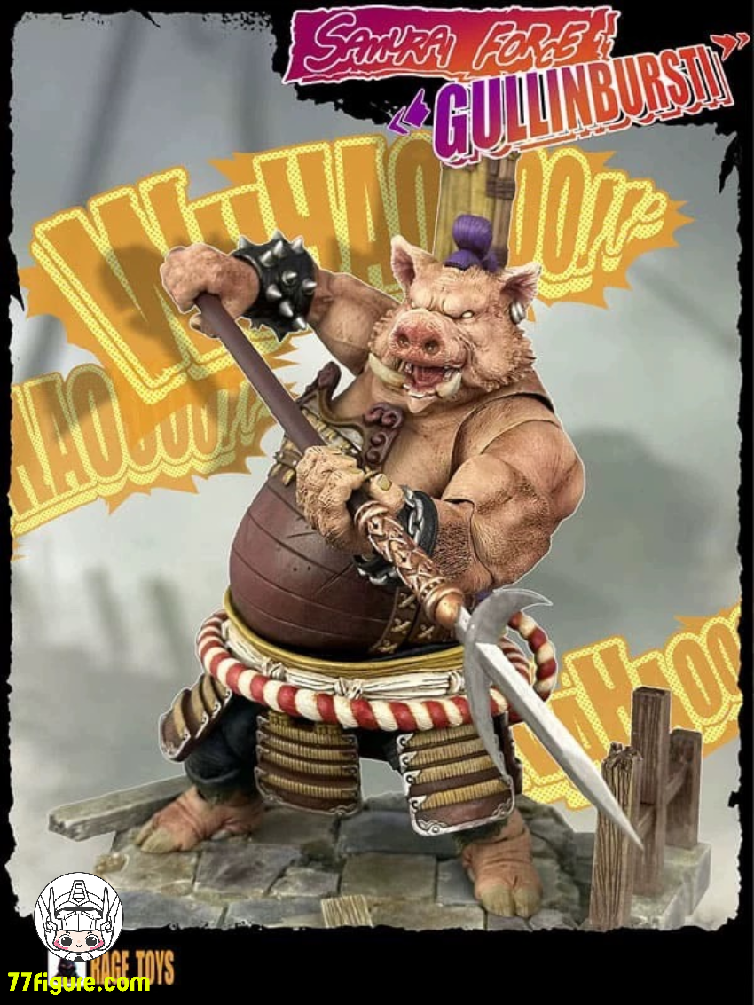【予約商品】Rage Toys 1/12 サムライフォース グリンブルスティ 塗装済み可動フィギュア