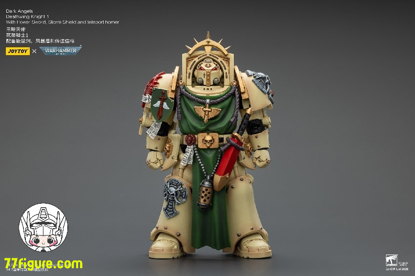 【予約商品】ジョイトイ JoyToy Source 1/18 『ウォーハンマー40K』ダーク エンジェル デスウィングナイト1 パワーソードストームシールドとテレポートホーマー付き 塗装済み可動フィギュア