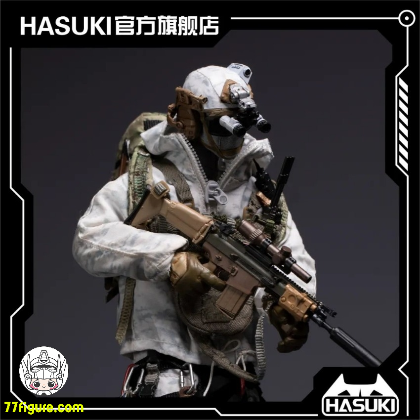 【先行販売】HASUKI 1/12 SA-03 「SALVO」ブラックオプス フォートレス コロッサス シエラファントム 塗装済み可動フィギュア