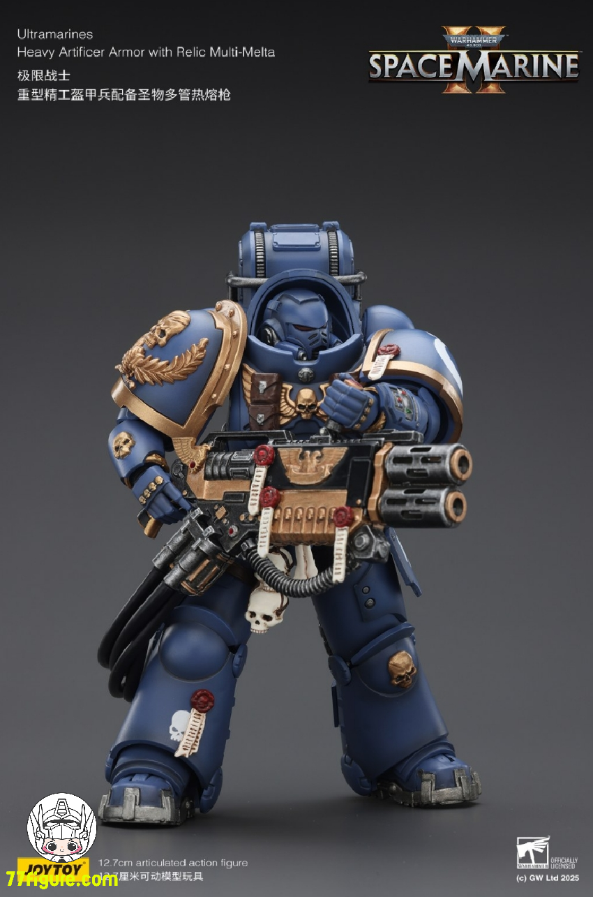 【予約商品】ジョイトイ JoyToy 1/18『ウォーハンマー40K』ウルトラマリーンズ ヘビー アーティファクター アーマー レリック マルチメルタ付き 塗装済み可動フィギュア