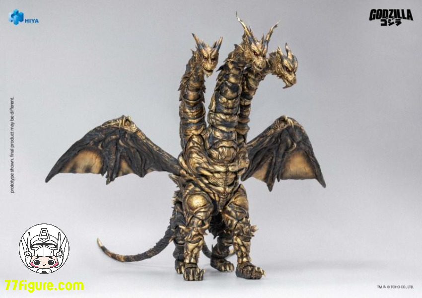 【予約商品】Hiya Toys EBG0290 Exquisite Basic ゴジラ FINAL WARS カイザー ギドラ 塗装済み可動フィギュア