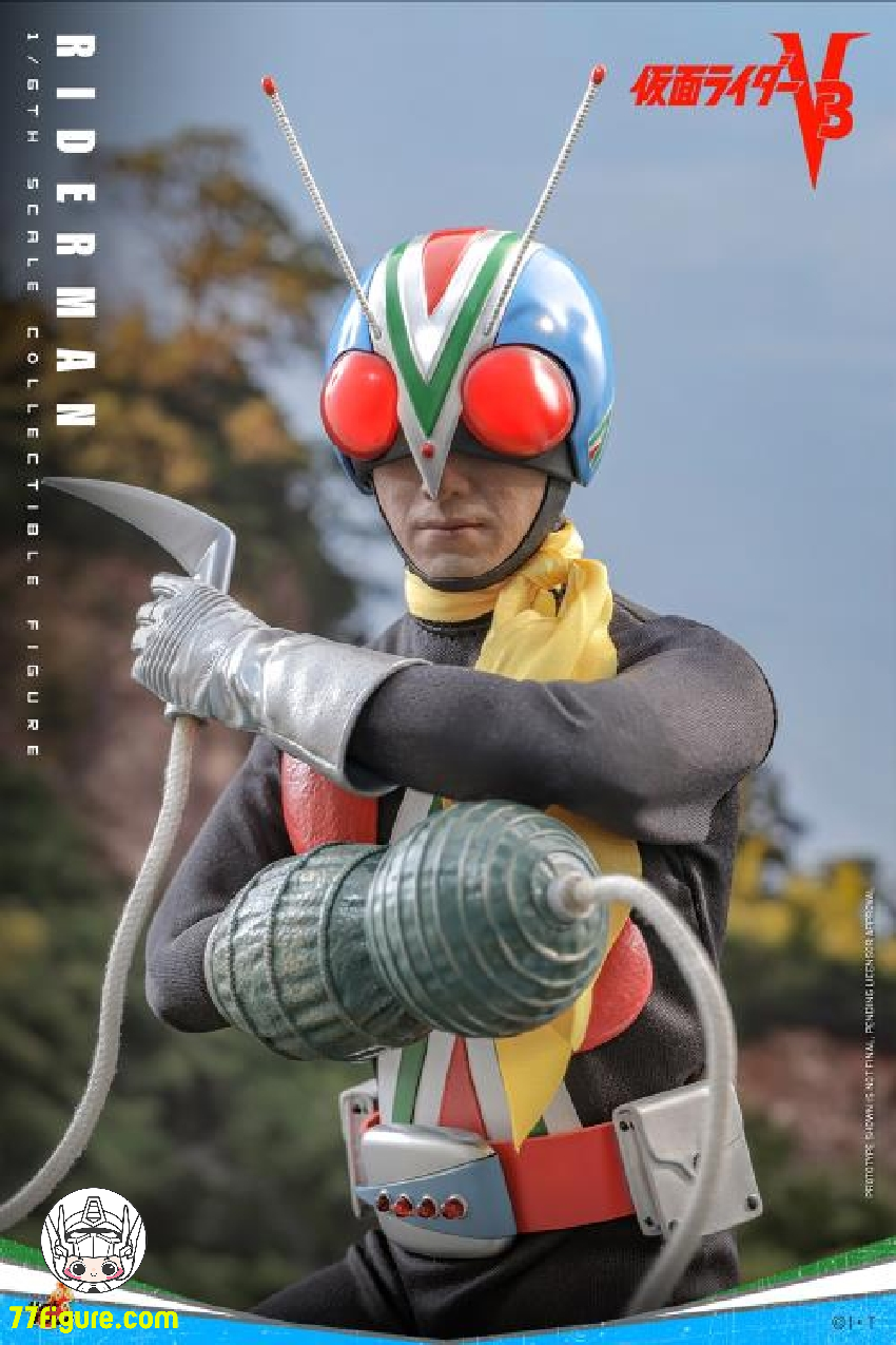 【予約商品】Hot Toys 1/6 TMS185 仮面ライダーV3 ライダーマン 塗装済み可動フィギュア