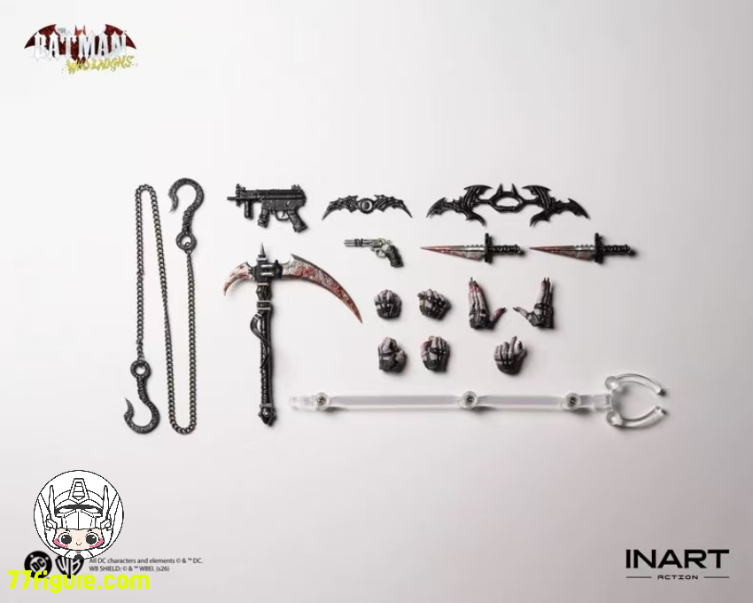 【予約商品】INART 1/12 MAG-C0002 『バットマン ダークナイト』メタル バットマン：笑う男 塗装済み可動フィギュア