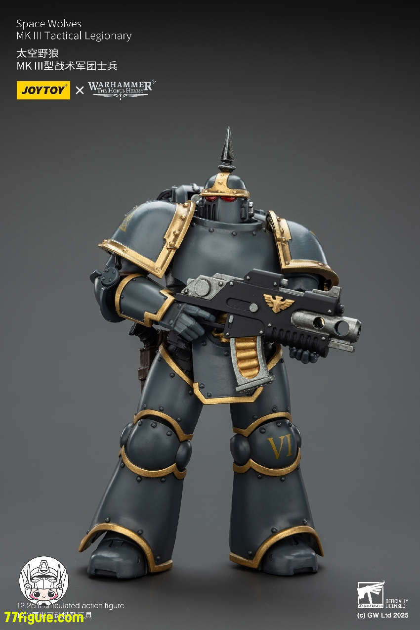 【予約商品】ジョイトイ JoyToy Source 1/18 『ウォーハンマー ホルスの異端』スペース ウルフ MK III タクティカル レギオナリー 塗装済み可動フィギュア