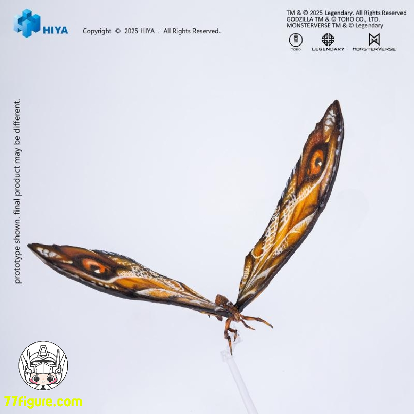 【予約商品】Hiya Toys EBG0160 Exquisite Basic シリーズ『ゴジラ VS. コング 2 新たなる帝国』モスラ プレミアムセット 塗装済み可動フィギュア
