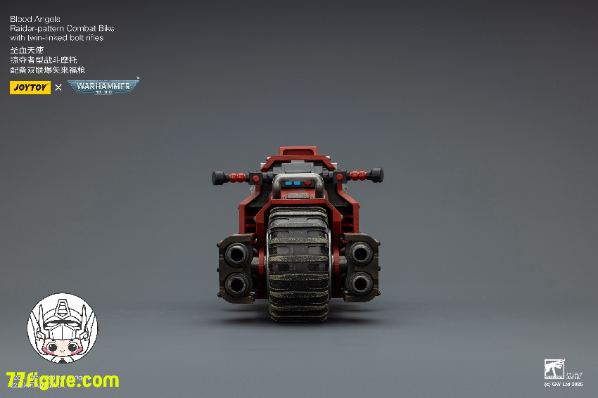 【予約商品】ジョイトイ JoyToy Source 1/18 『ウォーハンマー40K』ブラッドエンジェルス レイダーパターン コンバットバイク ツインリンクド・ボルトライフル付き