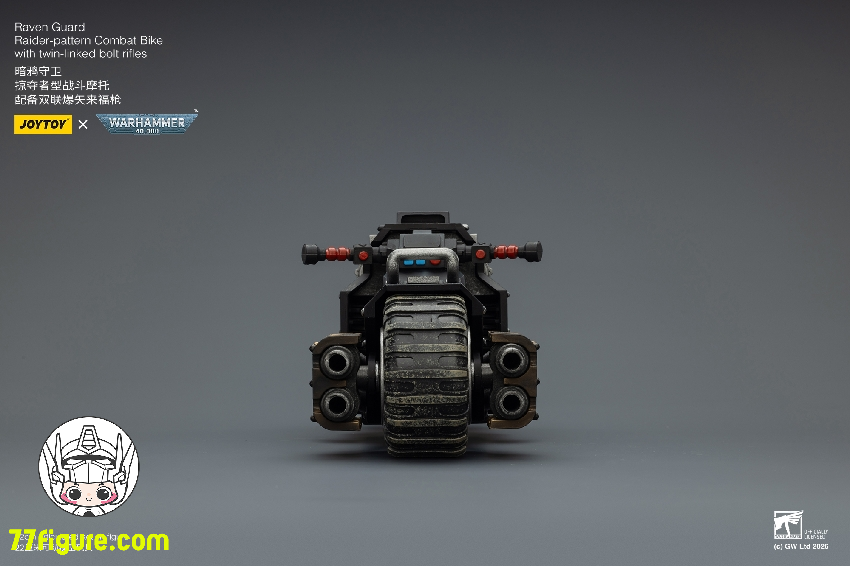 【予約商品】ジョイトイ JoyToy Source 1/18 『ウォーハンマー40K』レイヴンガード レイダーパターン コンバットバイク ツインリンクド・ボルトライフル付き