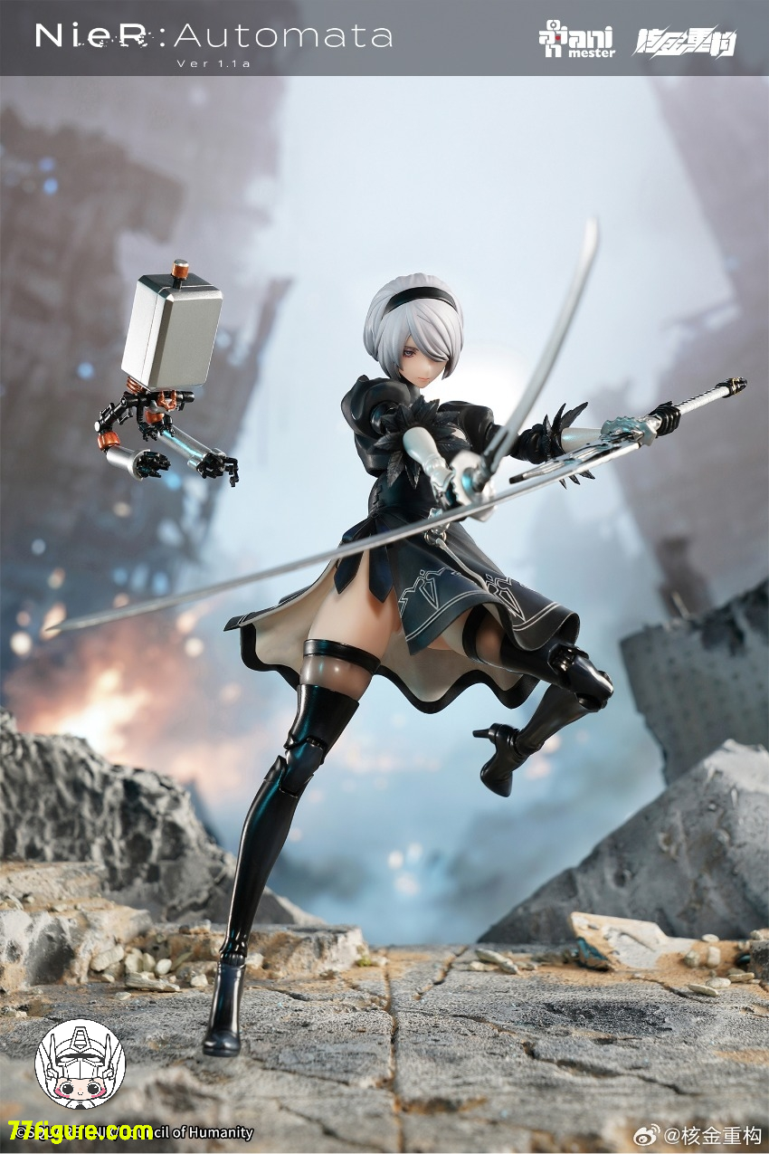 Animester & 核金重構 1/9 『ニーア オートマタ』ヨルハ二号B型 塗装 Animester & 核金重構 1/9 『ニーア オートマタ』ヨルハ二号B型 塗装