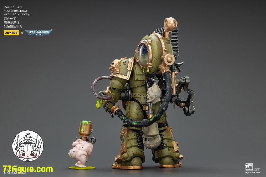 【予約商品】ジョイトイ JoyToy Source 1/18 『ウォーハンマー40K』デスガード ファウル ブライトスポーン ペストスプレー付き 塗装済み可動フィギュア
