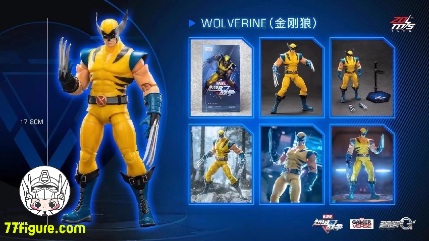 デッドプール & ウルヴァリン フィギュアセット 中動玩具 1/10 『デッドプール&ウルヴァリン』ウルヴァリン 塗装