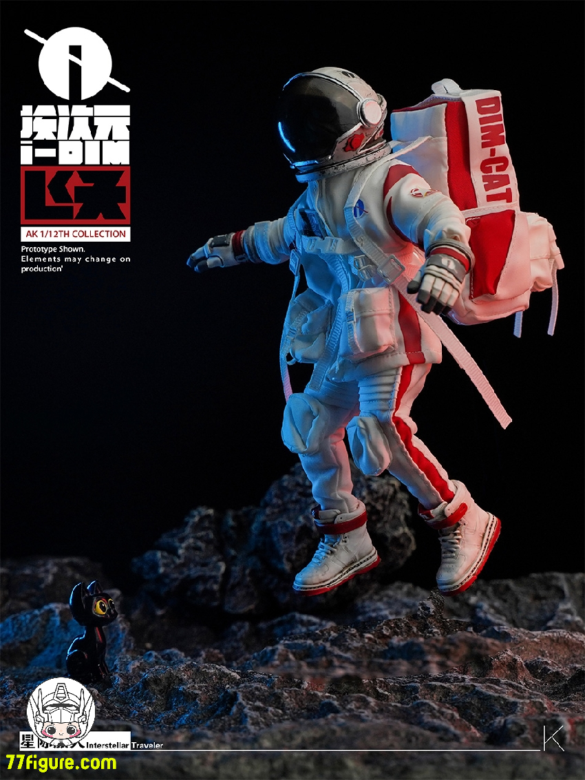 【先行販売】I-dimension 1/12 IDIM0001 星間旅行者 白Ver. 塗装済み可動フィギュア