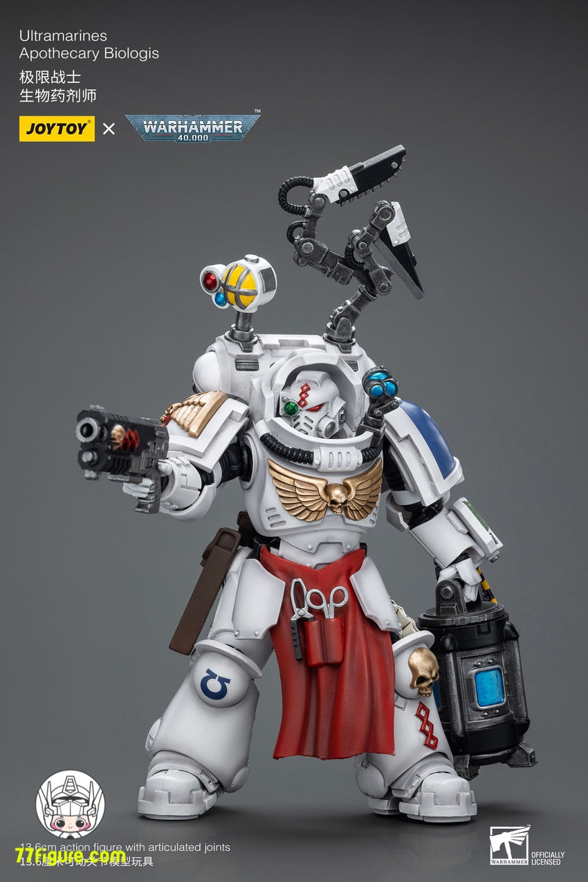 【品切れ】ジョイトイ JoyToy Source 1/18 『ウォーハンマー40K』 ウイトラマリンズ アポセカリー バイオロジス 塗装済み可動フィギュア