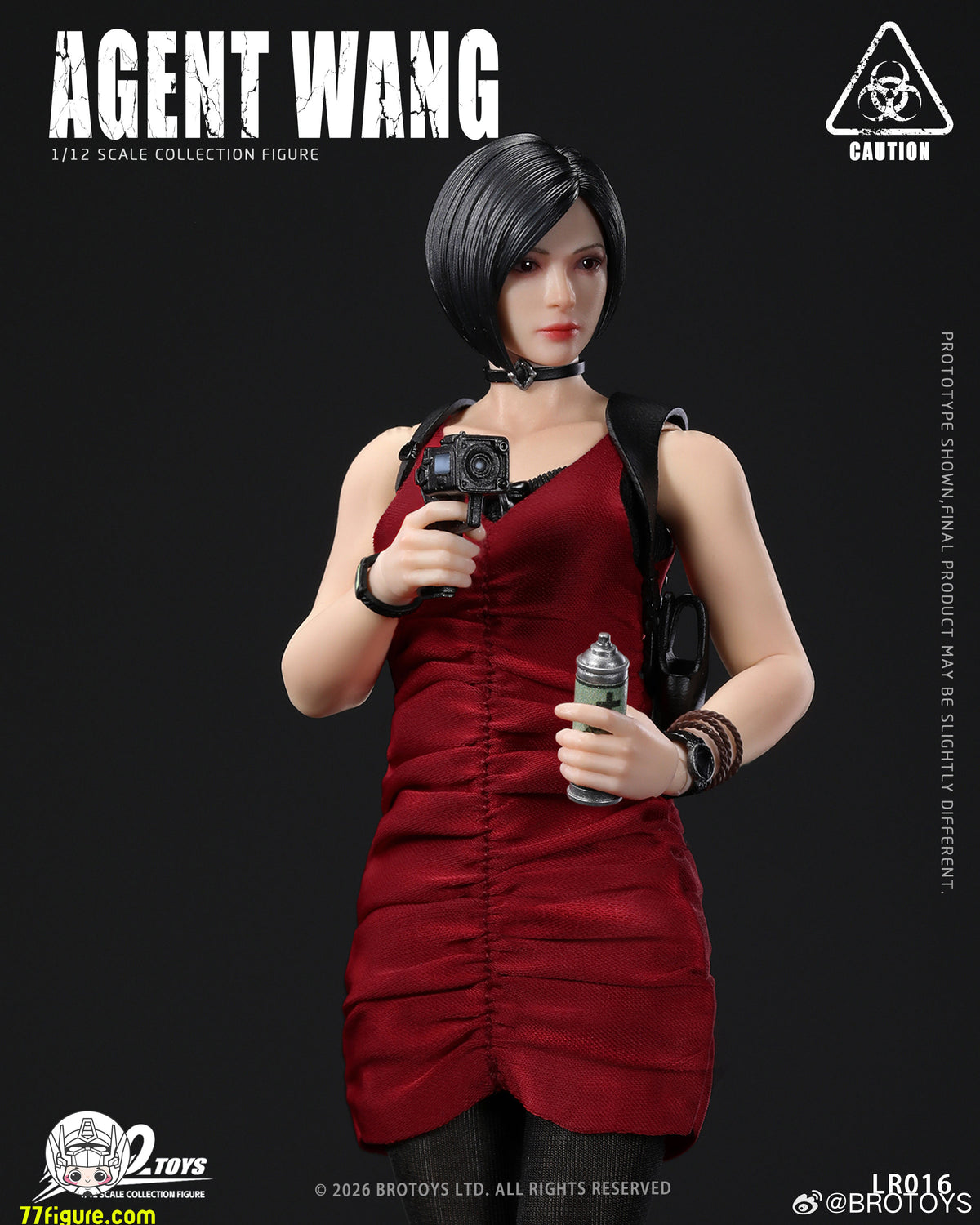 【予約商品】BroToys 1/12 エージェント・ワン 塗装済み可動フィギュア