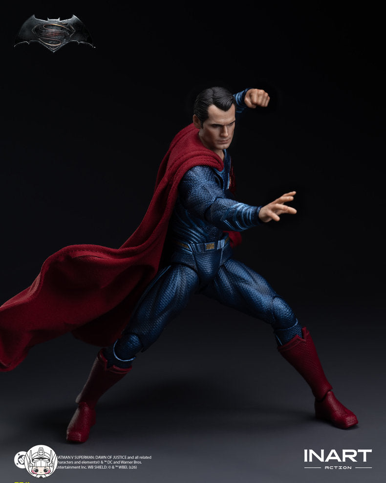 【予約商品】INART 1/12 HG M0005『バットマン vs スーパーマン：ジャスティスの誕生』スーパーマン 塗装済み可動フィギュア