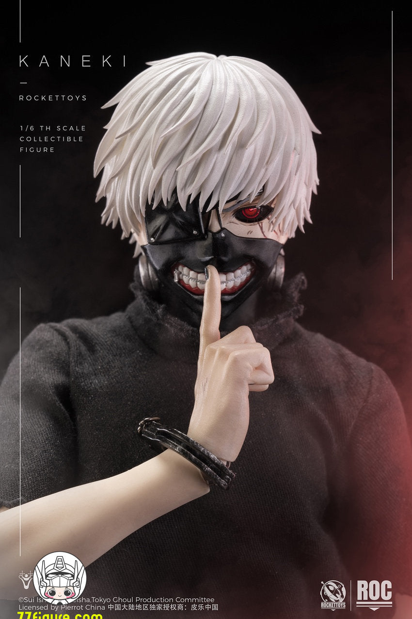 【予約商品】Rocket Toys 1/6『東京喰種トーキョーグール』金木研 覚醒Ver. 塗装済み可動フィギュア