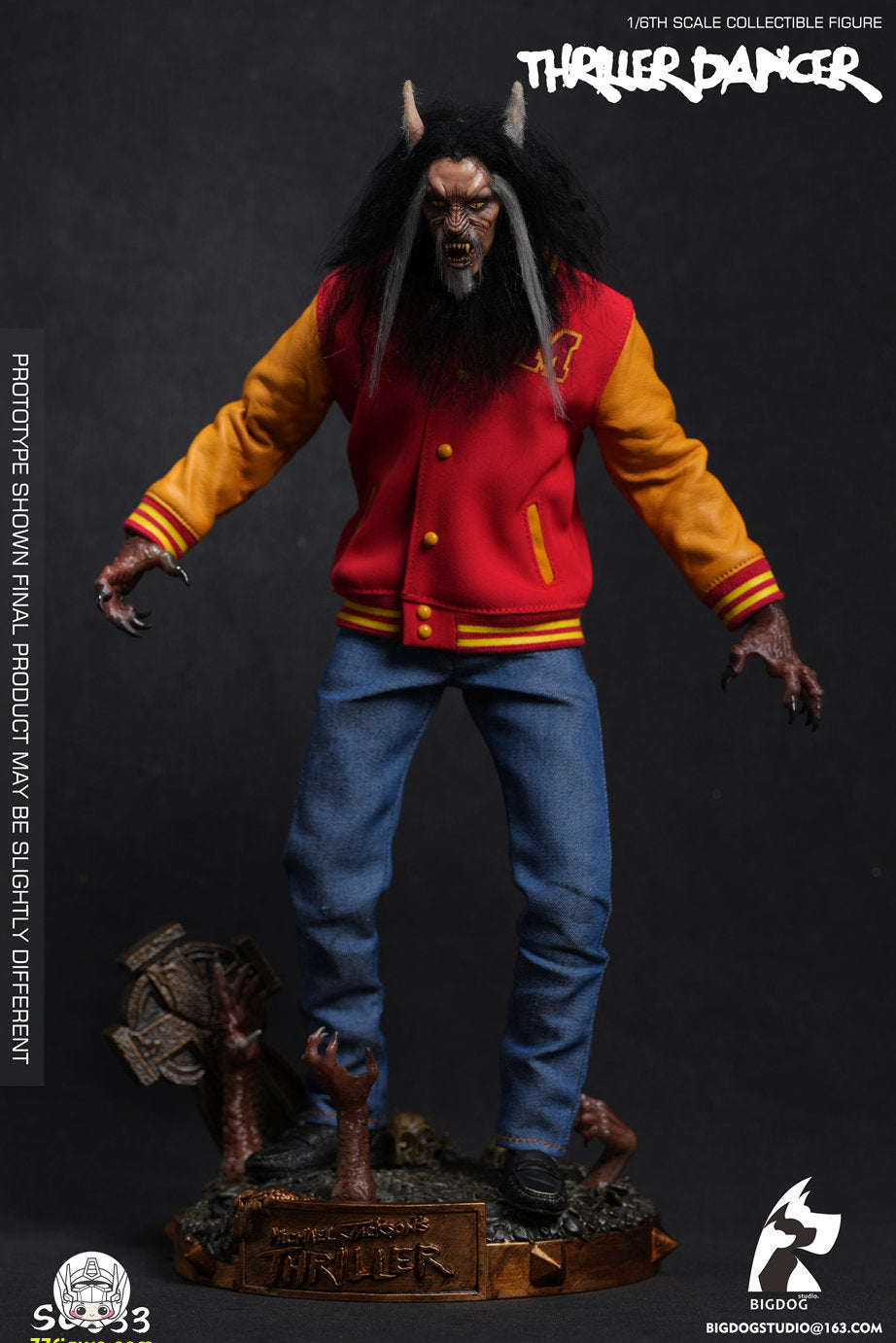 【予約商品】BIGDOG STUDIO 1/6 スリリング・ウェアウルフ 塗装済み可動フィギュア