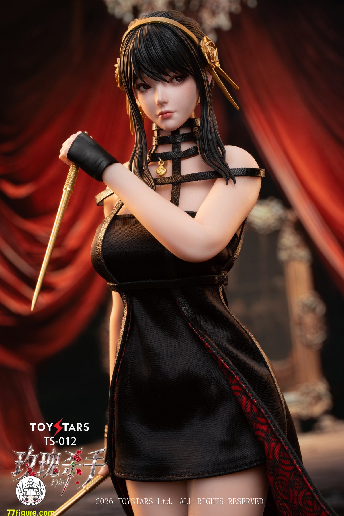 【予約商品】TOYSTARS 1/6 TS-012 ローズキラー 塗装済み可動フィギュア