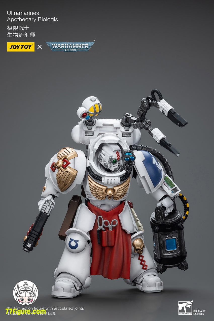 【品切れ】ジョイトイ JoyToy Source 1/18 『ウォーハンマー40K』 ウイトラマリンズ アポセカリー バイオロジス 塗装済み可動フィギュア