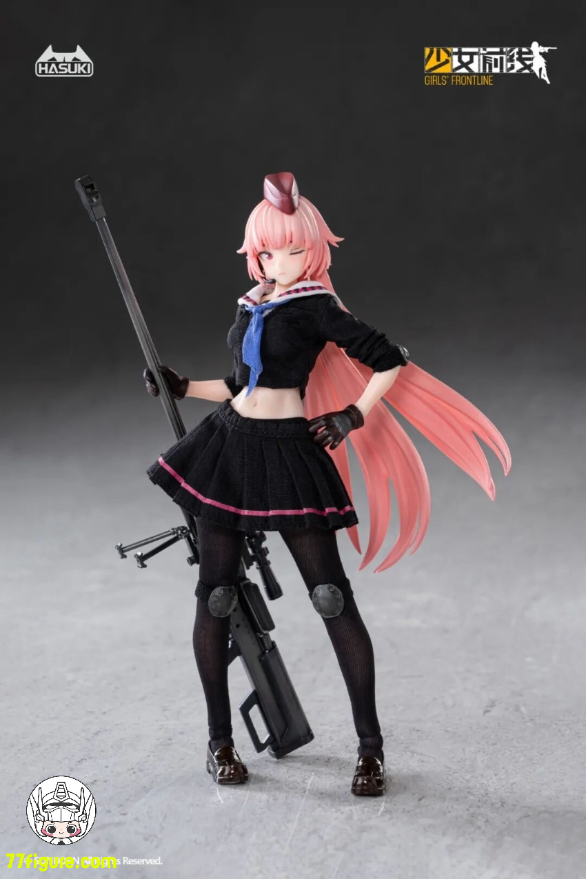 【予約商品】HASUKI x ドールズフロントライン PA011 1/12 NTW-20 スナイパー ライフル 少女 塗装済み可動フィギュア
