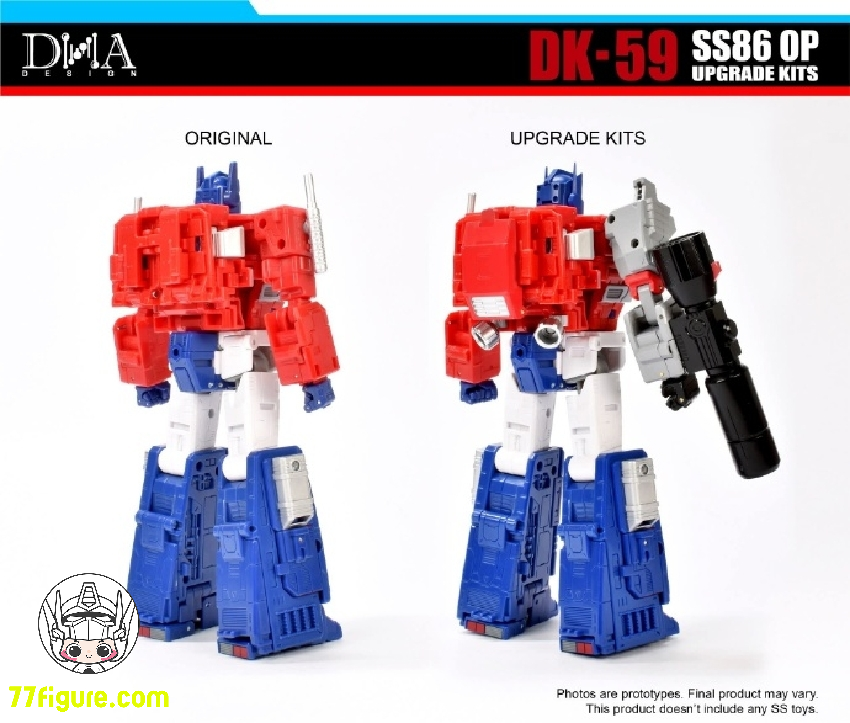 DNA Design DK-59 SS86 オプティマスプライム用 アップグレードキット DNA Design DK-59 SS86 オプティマスプライム用 アップグレードキット