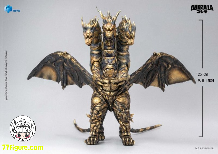 【予約商品】Hiya Toys EBG0290 Exquisite Basic ゴジラ FINAL WARS カイザー ギドラ 塗装済み可動フィギュア