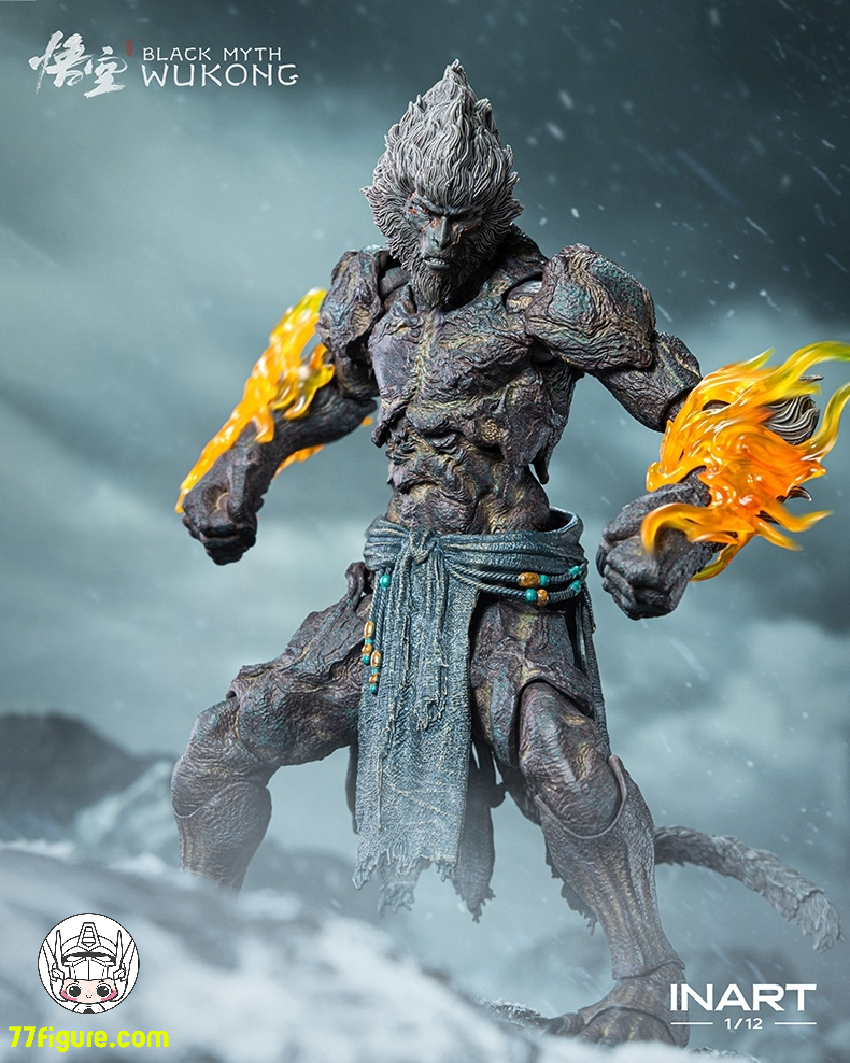 【予約商品】INART 1/12 MAG G0004 ブラックマソン 悟空・石猿 塗装済み可動フィギュア