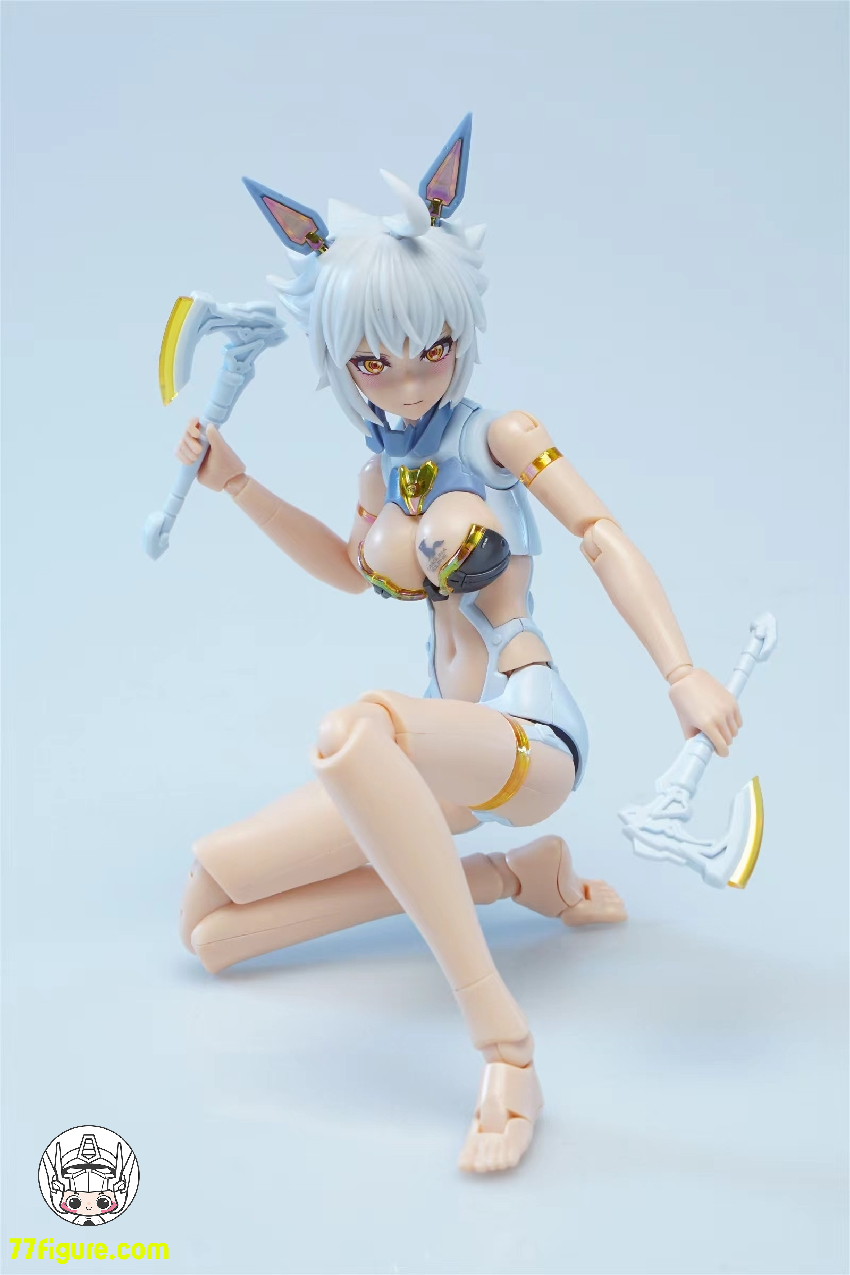 Nuke Matrix 1/12 「ファンタジーガール・サイバーフォレスト」マッドウルフ カロリーナ・ロルフ プラモデル