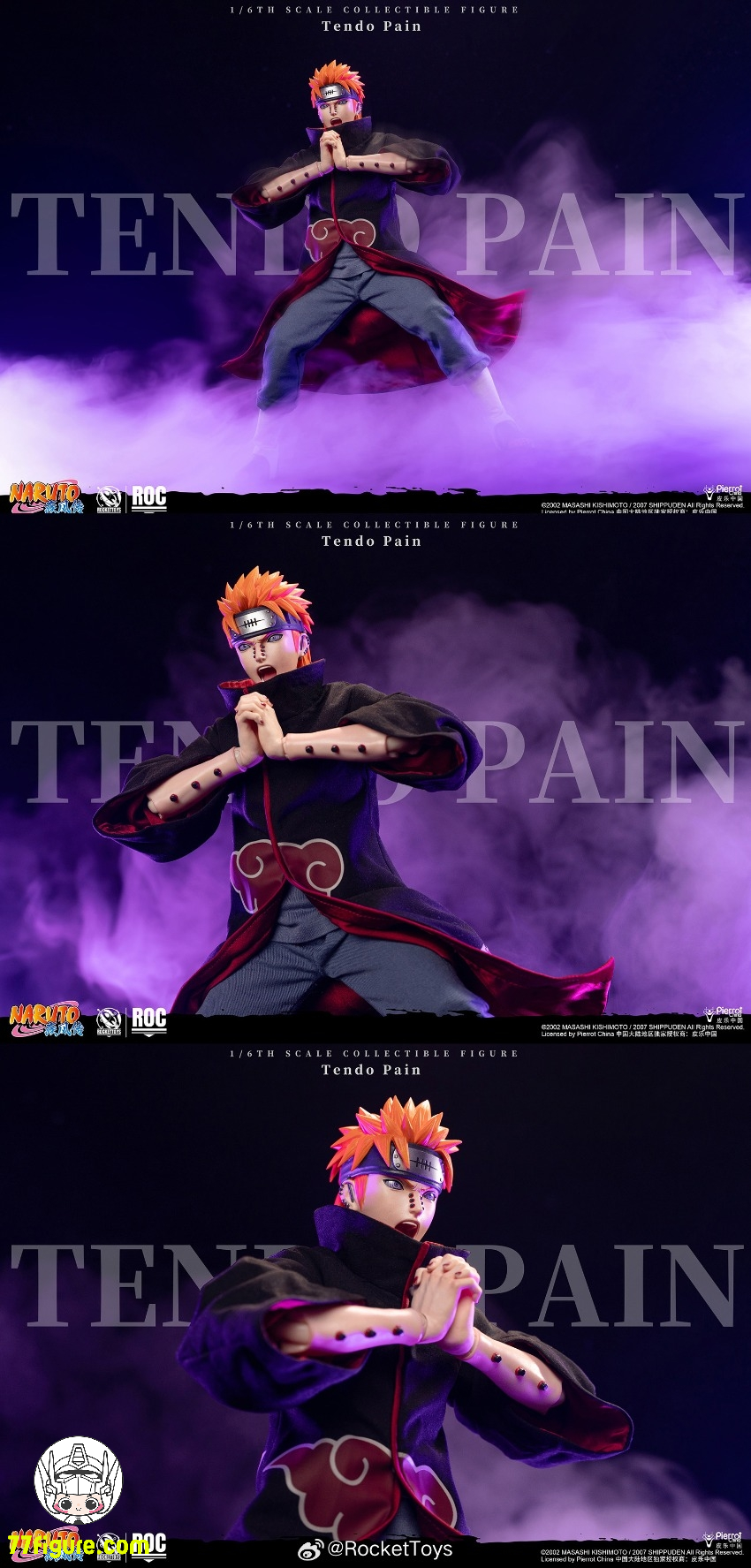 【予約商品】Rocket Toys 1/6 公式公認 『NARUTO -ナルト-』ペイン 天道 塗装済み可動フィギュア