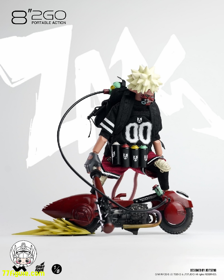 【予約商品】JT Studio 1/8 2GO ガキレース ザイキ 豪華版 塗装済み可動フィギュア