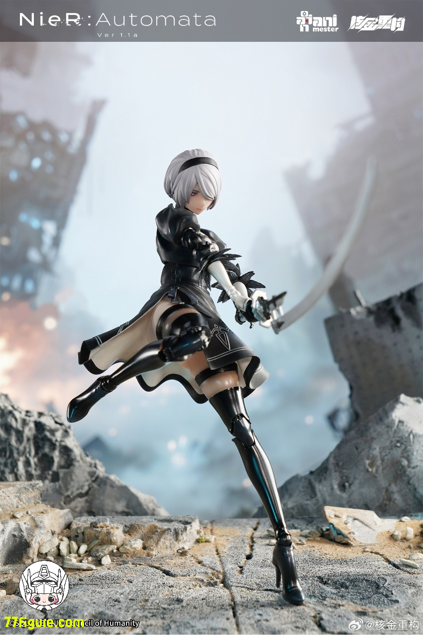 【先行販売】Animester & 核金重構 1/9 『ニーア オートマタ』ヨルハ二号B型 塗装済み可動フィギュア