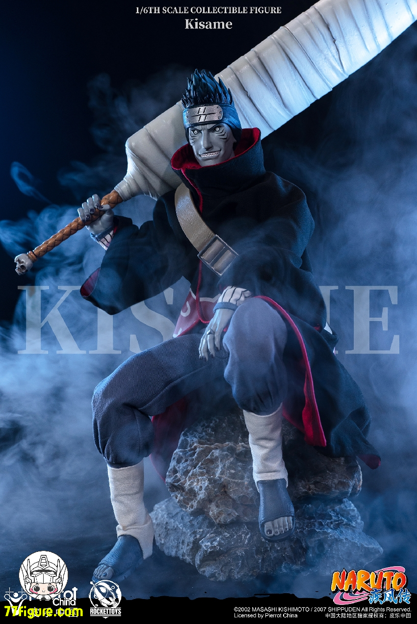 NARUTO 鬼鮫 フィギュア Rocket Toys 1/6 公式公認 Naruto 暁 干柿鬼鮫 塗装済み可動