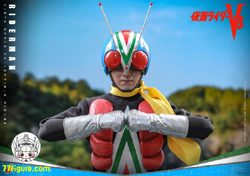 【予約商品】Hot Toys 1/6 TMS185 仮面ライダーV3 ライダーマン 塗装済み可動フィギュア