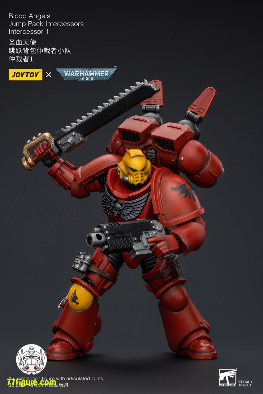 【品切れ】ジョイトイ JoyToy Source 1/18 『ウォーハンマー40K』 ブラッド エンジェルズ ジャンプパック仲裁者 仲裁者1 塗装済み可動フィギュア