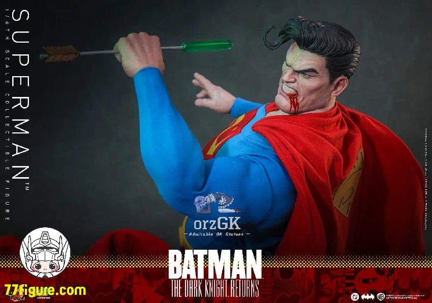 【予約商品】Hot Toys 1/6 CMS032『バットマン：ダークナイト・リターンズ』スーパーマン ダブルヘッド Ver. 塗装済み可動フィギュア