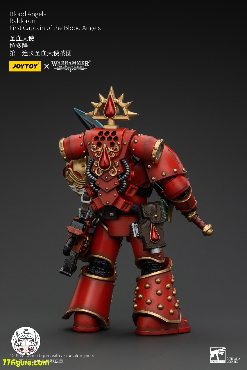 【先行販売】ジョイトイ JoyToy Source 1/18 『ウォーハンマー ホルスの異端』ブラッドエンジェルの第一隊長 ラルドロン 塗装済み可動フィギュア