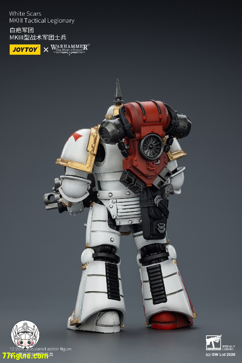 【予約受付終了】ジョイトイ JoyToy Source 1/18 『ウォーハンマー ホルスの異端』ホワイト スカーズ MKIII タクティカル レジオナリー 塗装済み可動フィギュア