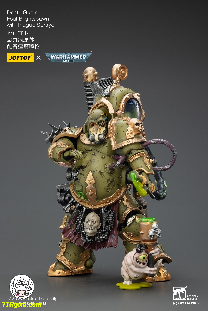 【予約商品】ジョイトイ JoyToy Source 1/18 『ウォーハンマー40K』デスガード ファウル ブライトスポーン ペストスプレー付き 塗装済み可動フィギュア