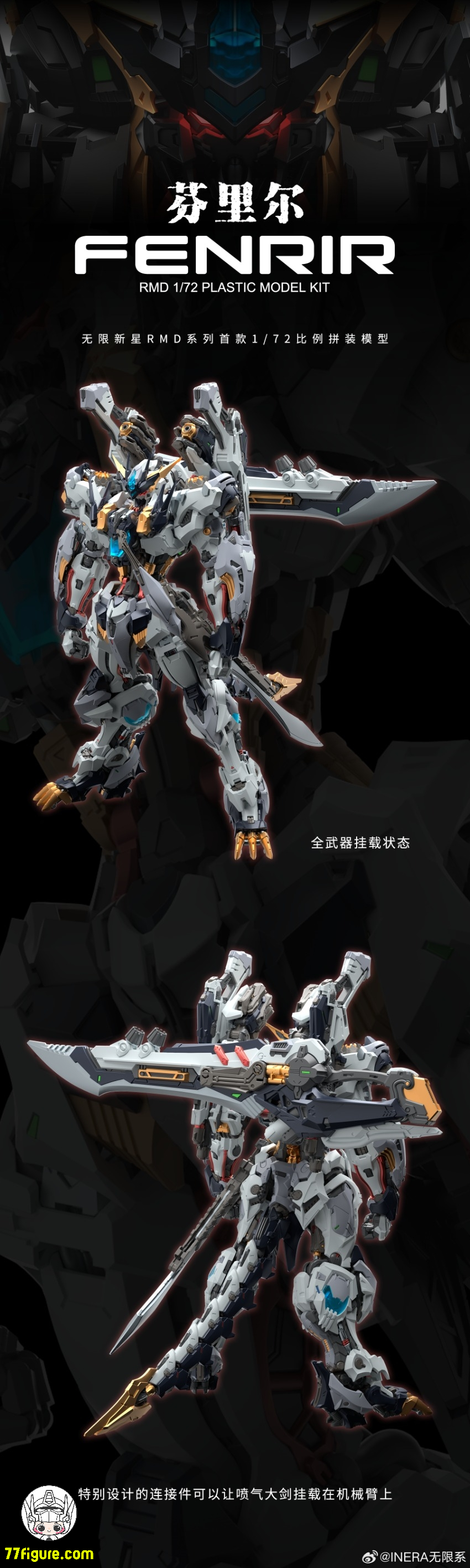 【予約商品】IN ERA+ 1/72 RMDシリーズ フェンリル プラモデル